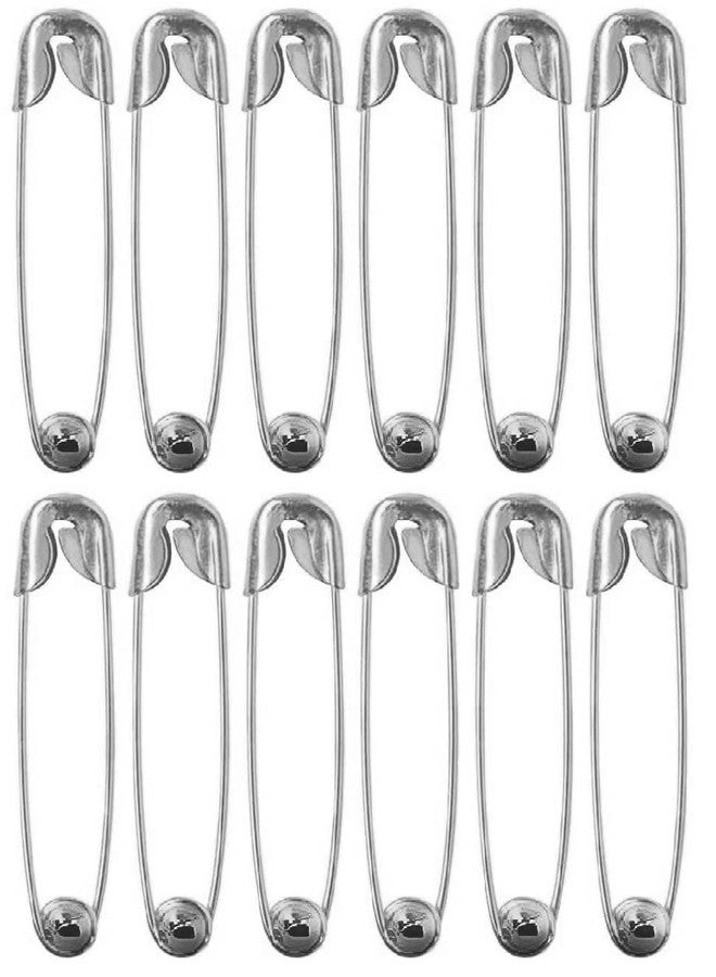 Evrysdi Ball Safety Pins Small Rust Resistant Safety Pins for Clothes Sewing Pinning Home Office Use DIY Crafts Jewelry Making 12 Pieces - Image 1